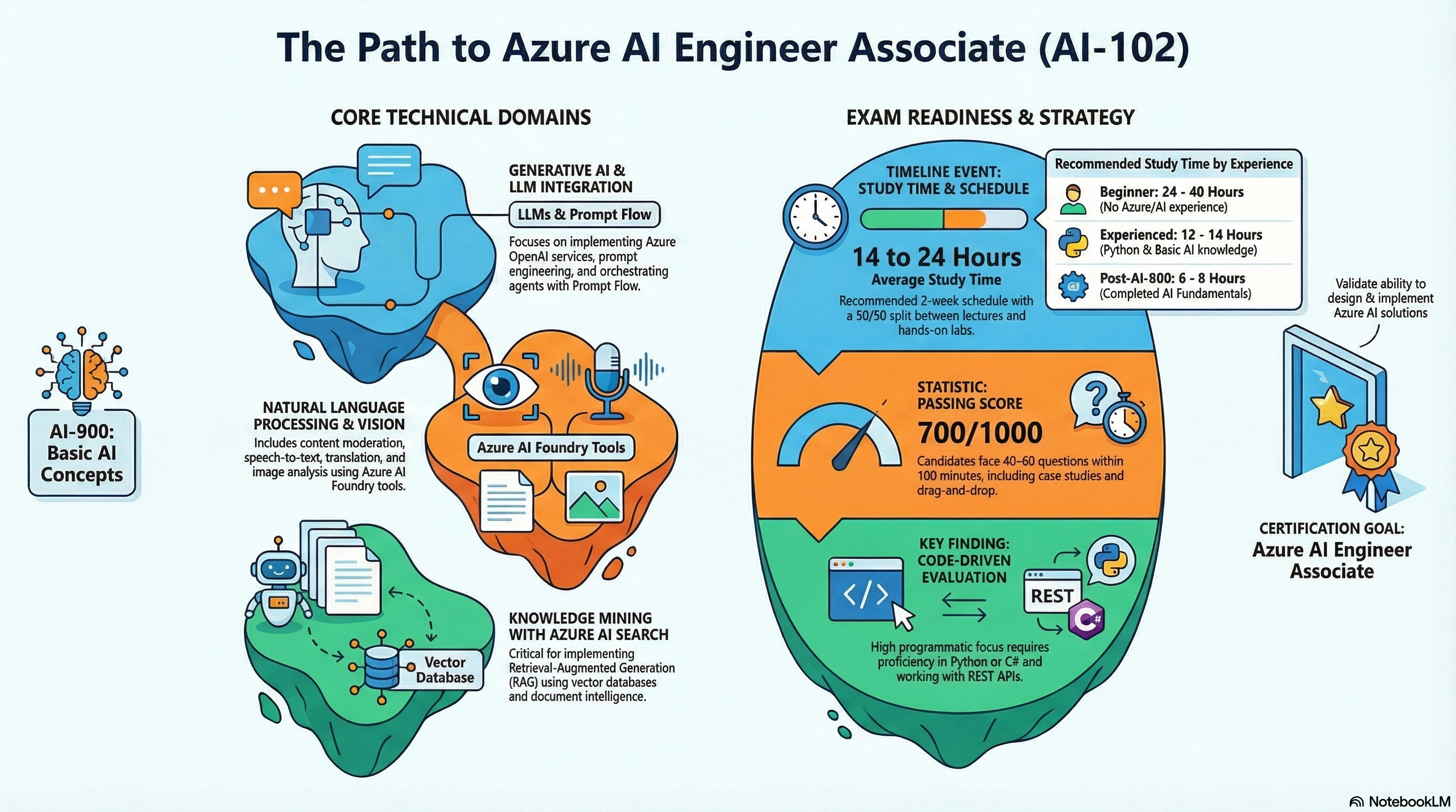 AI-102 Exam Overview Infographic